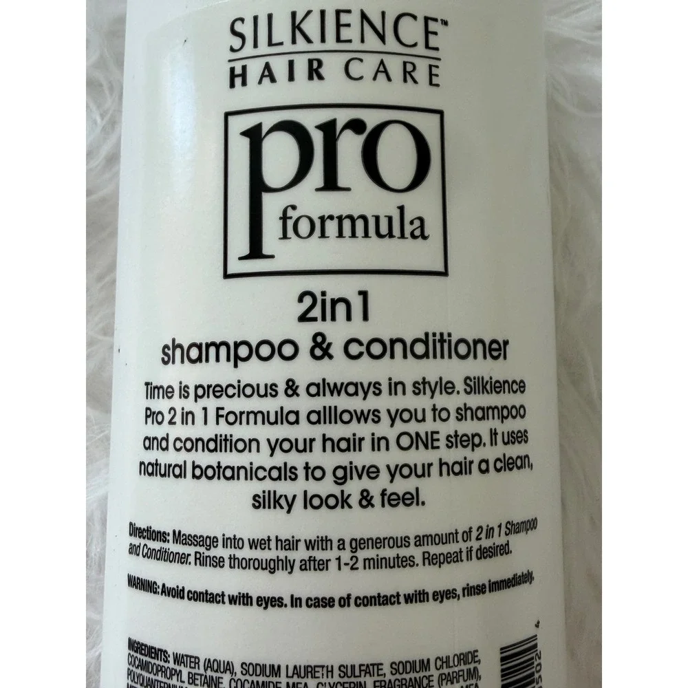 Silkience Pro Formula 2in1 Shampoo & Conditioner 32oz Provitamin B5 Aloe Vera